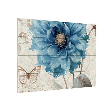 Trademark Fine Art A Blue Note II Wood Slat Wall Art