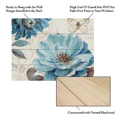 Trademark Fine Art 'A Blue Note III' Wood Slat Art