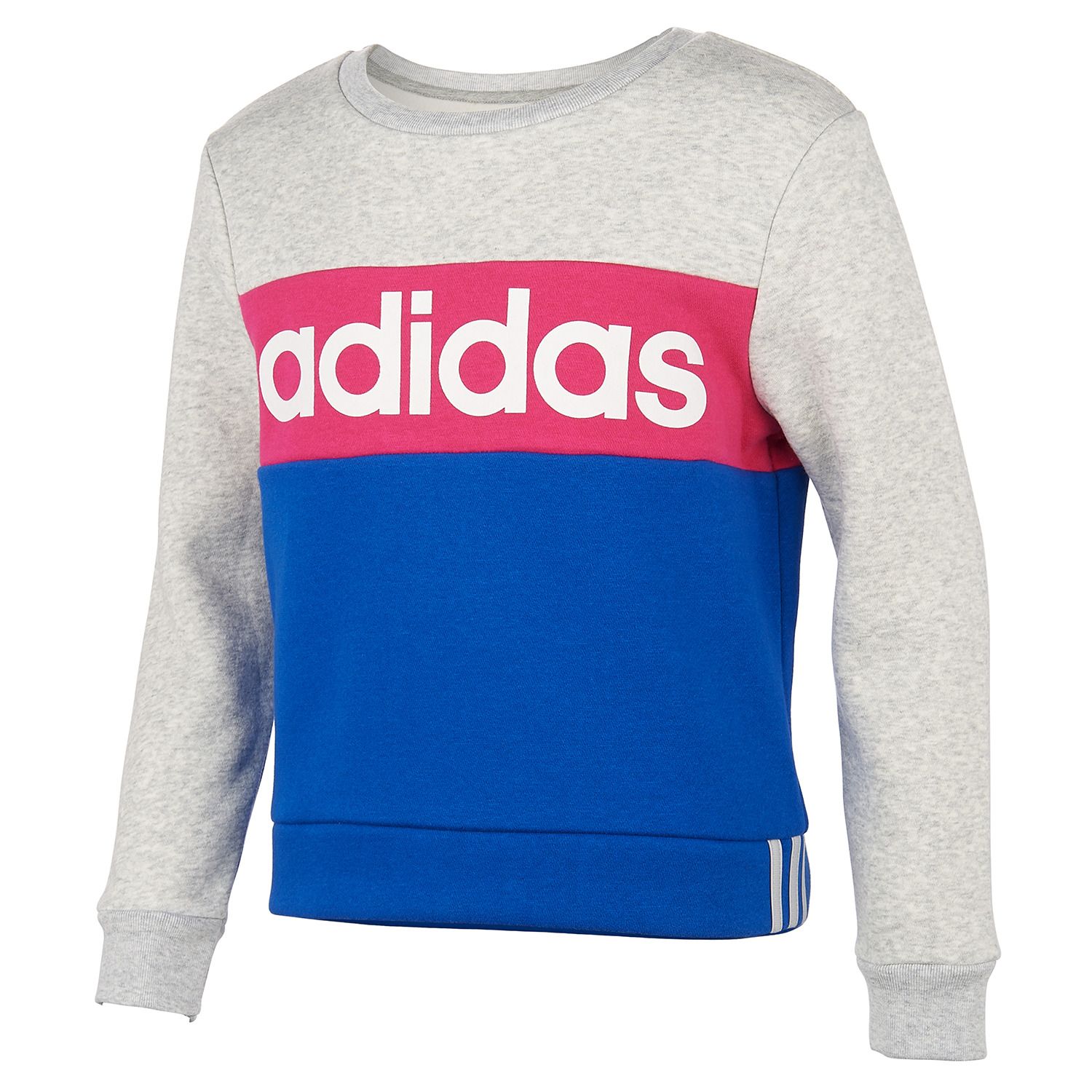 adidas colorblock crew neck sweatshirt