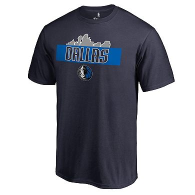 Men's Fanatics Branded Navy Dallas Mavericks Skyline Hometown Collection T-Shirt