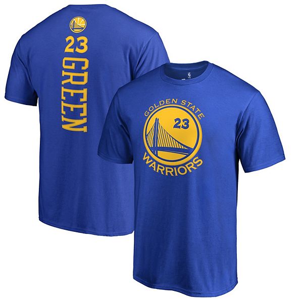 Men's Draymond Green Royal Golden State Warriors Backer Name & Number T ...