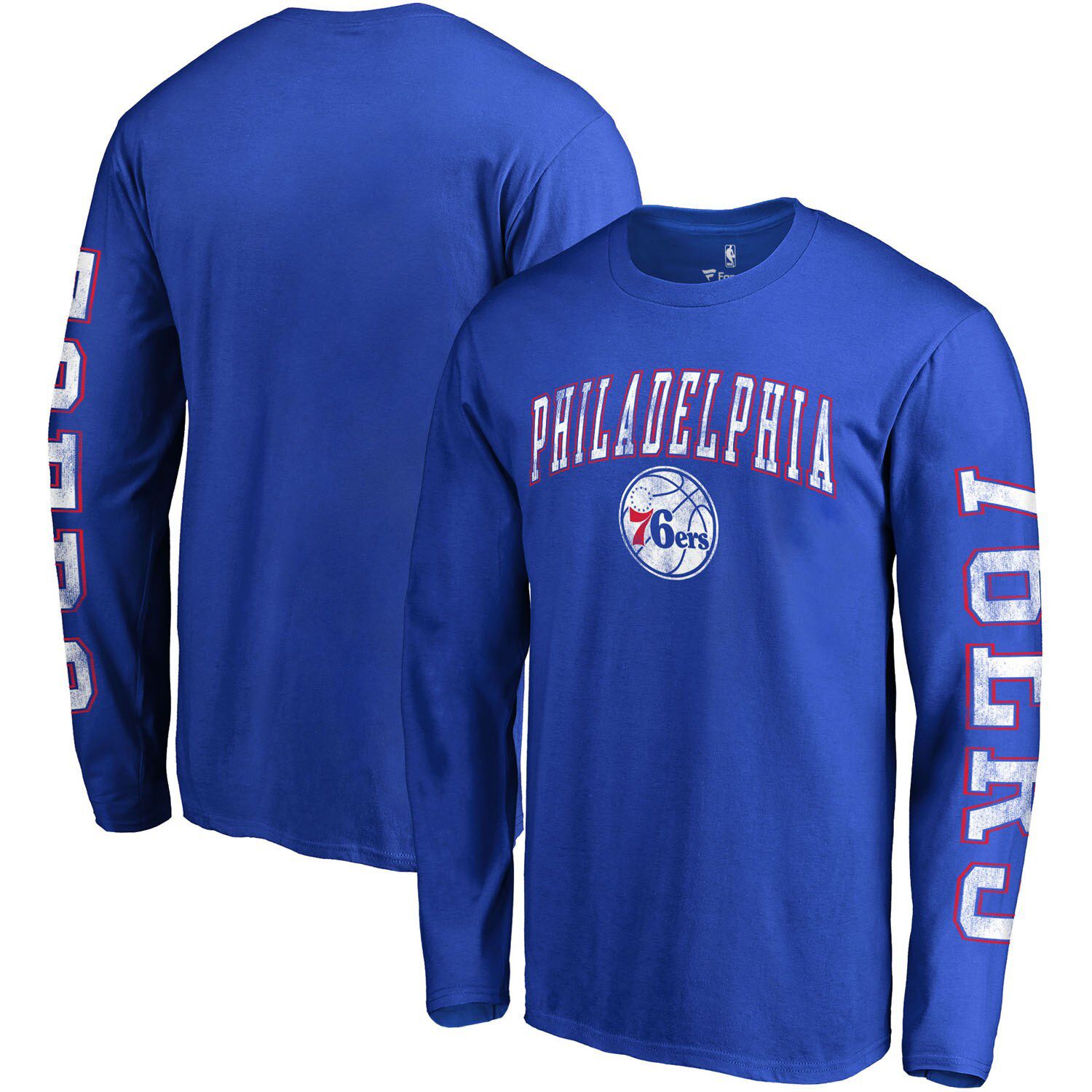 76ers long sleeve shirt