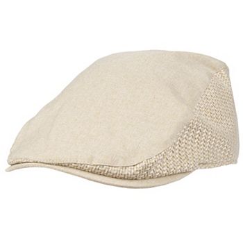 Men's Dockers® Flat Top Ivy Hat with Mixed Materials