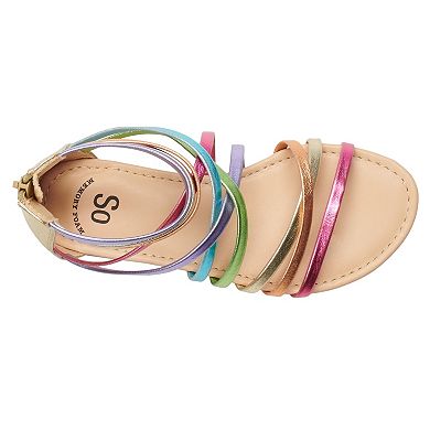 SO® Delaine Girls' Gladiator Sandals
