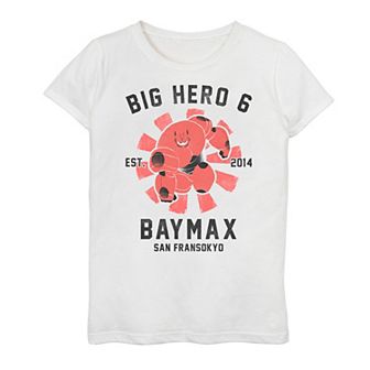 Girls 7-16 Disney's Big Hero 6 Armored Baymax San Fransokyo Poster Tee