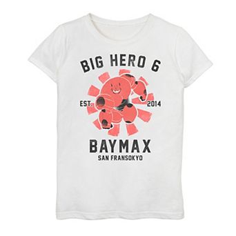 Girls 7-16 Disney's Big Hero 6 Armored Baymax San Fransokyo Poster Tee