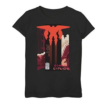 Girls 7-16 Disney's Big Hero 6 TV Series Baymax Take Flight Tee