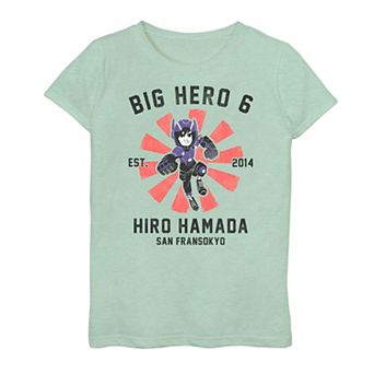 Girls 7-16 Disney's Big Hero 6 Hiro Hamada Circle Poster Tee