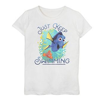 Girls 7-16 Disney/Pixar's Finding Dory Just Keep Swimming Tee