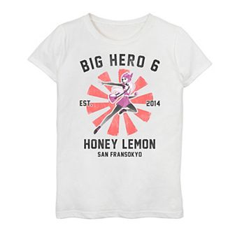 Disney's Big Hero 6 Honey Lemon Poster Girls 7-16 Graphic Tee