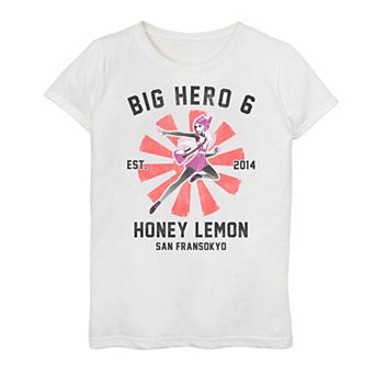 Disney's Big Hero 6 Honey Lemon Poster Girls 7-16 Graphic Tee