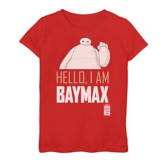 Girls 7-16 Disney's Big Hero 6 TV Series Baymax Hello Tee