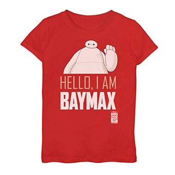 Girls 7-16 Disney's Big Hero 6 TV Series Baymax Hello Tee