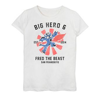 Girls 7-16 Disney's Big Hero 6 Fred The Beast Poster Tee