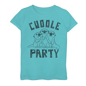 Girls 7-16 Disney/Pixar's Finding Dory River Otters Cuddle Party Sketch Tee