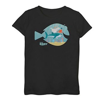 Girls 7-16 Disney/Pixar's Finding Dory Fish Frame Tee