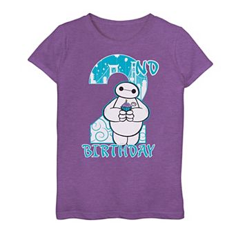 Girls 7-16 Disney's Big Hero 6 Baymax 2nd Birthday Cupcake Tee