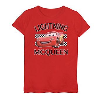 Girls 7-16 Disney/Pixar's Cars Lightning McQueen Finish Tee