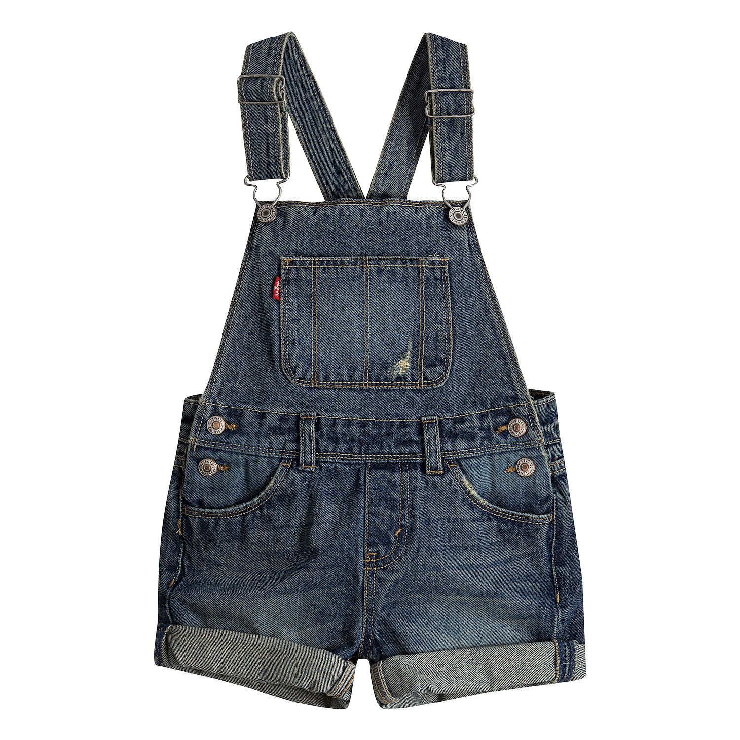 Photo 1 of Girls 4-6x Levi's Denim Shortalls