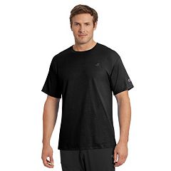 Men's Champion Black Stanford Cardinal Wordmark Slash T-Shirt