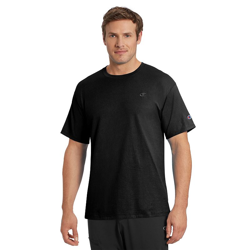 UPC 090563785780 product image for Men's Champion® Classic Jersey Tee, Size: Large, Black | upcitemdb.com