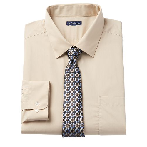 Men's Croft & Barrow® RegularFit Stretch Collar Dress Shirt and