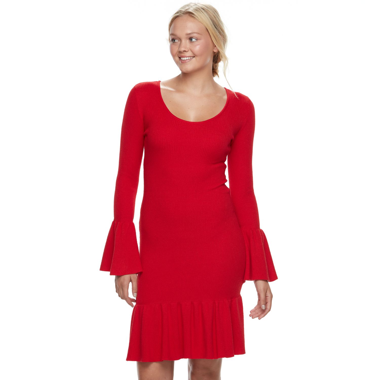 kohls bell sleeve dress