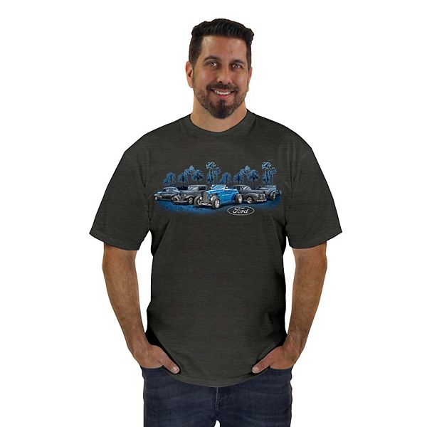 Mens Newport Blue Ford Graphic Tee