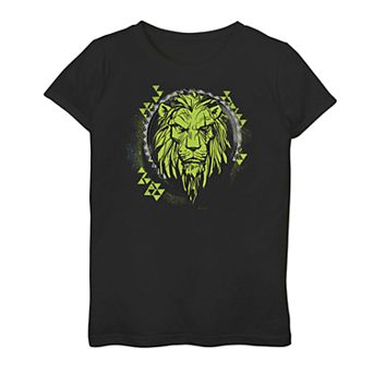 Disney's The Lion King Girls 7-16 Scar Geometric Graphic Tee