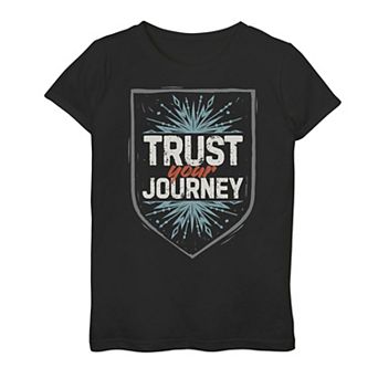 Disney's Frozen 2 Girls 6-16 Trust Your Journey Badge Top