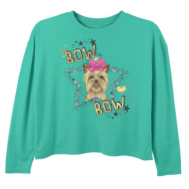 JoJo Siwa Girls Short Sleeve T-Shirt - Bows, Bowbow & Stars