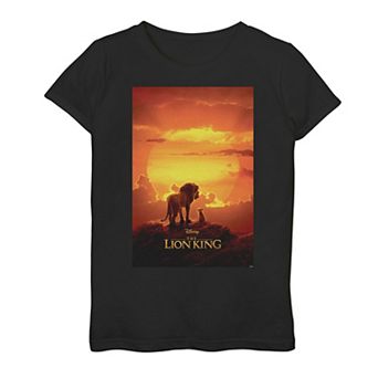 Disney's The Lion King Girls 7-16 Pride Rock Movie Poster Graphic Tee
