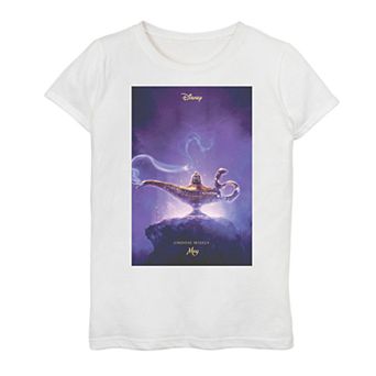 Disney's Aladdin Girls 7-16 Movie Poster Graphic Tee