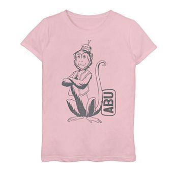 Disney's Aladdin Girls 7-16 Abu Smirking Portrait Graphic Tee