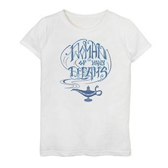 Disney's Aladdin Girls 7-16 "Woman of Many Dreams" Graphic Tee