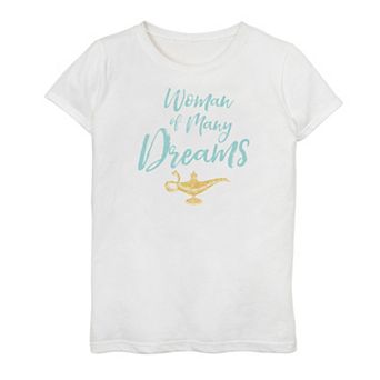 Disney's Aladdin Girls 7-16 "Woman of Many Dreams" Graphic Tee