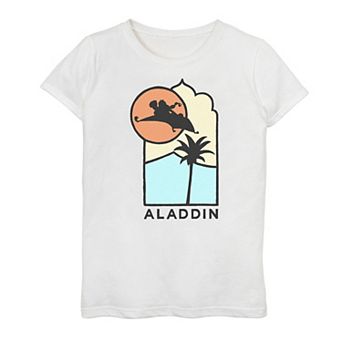 Disney's Aladdin Girls 7-16 Carpet Ride Art Graphic Tee