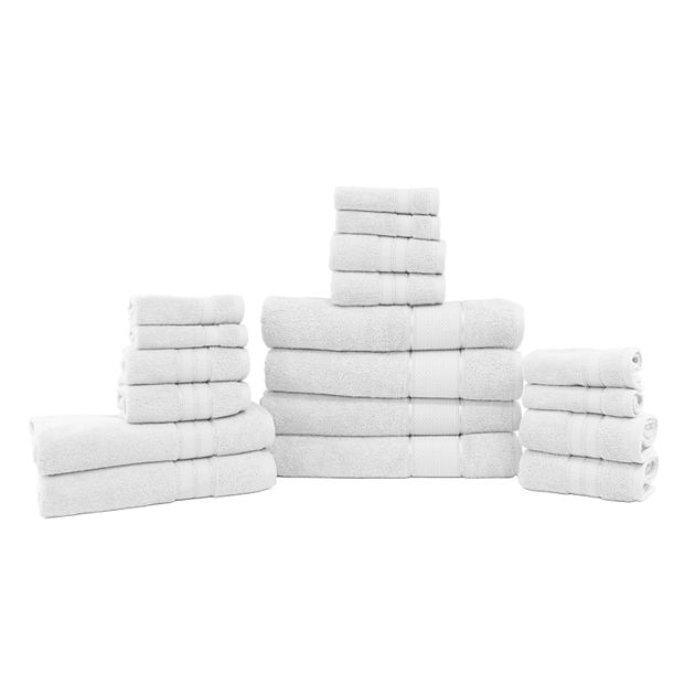 Spunloft Bath Towel - Set of 4 - White