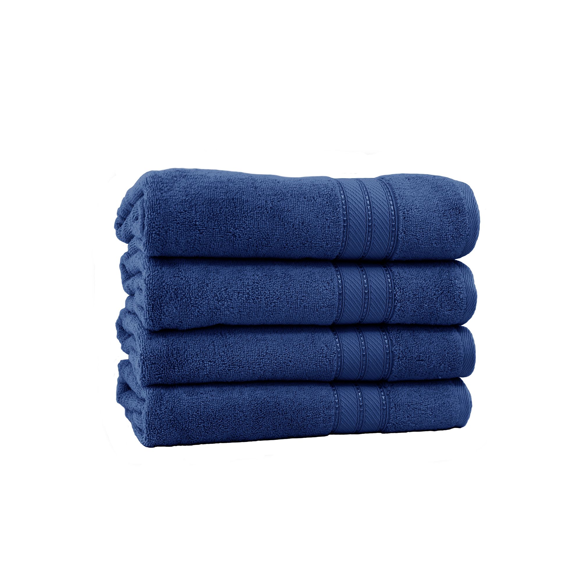 Amrapur SpunLoft 4-Pack Bath Sheet Set, Multi