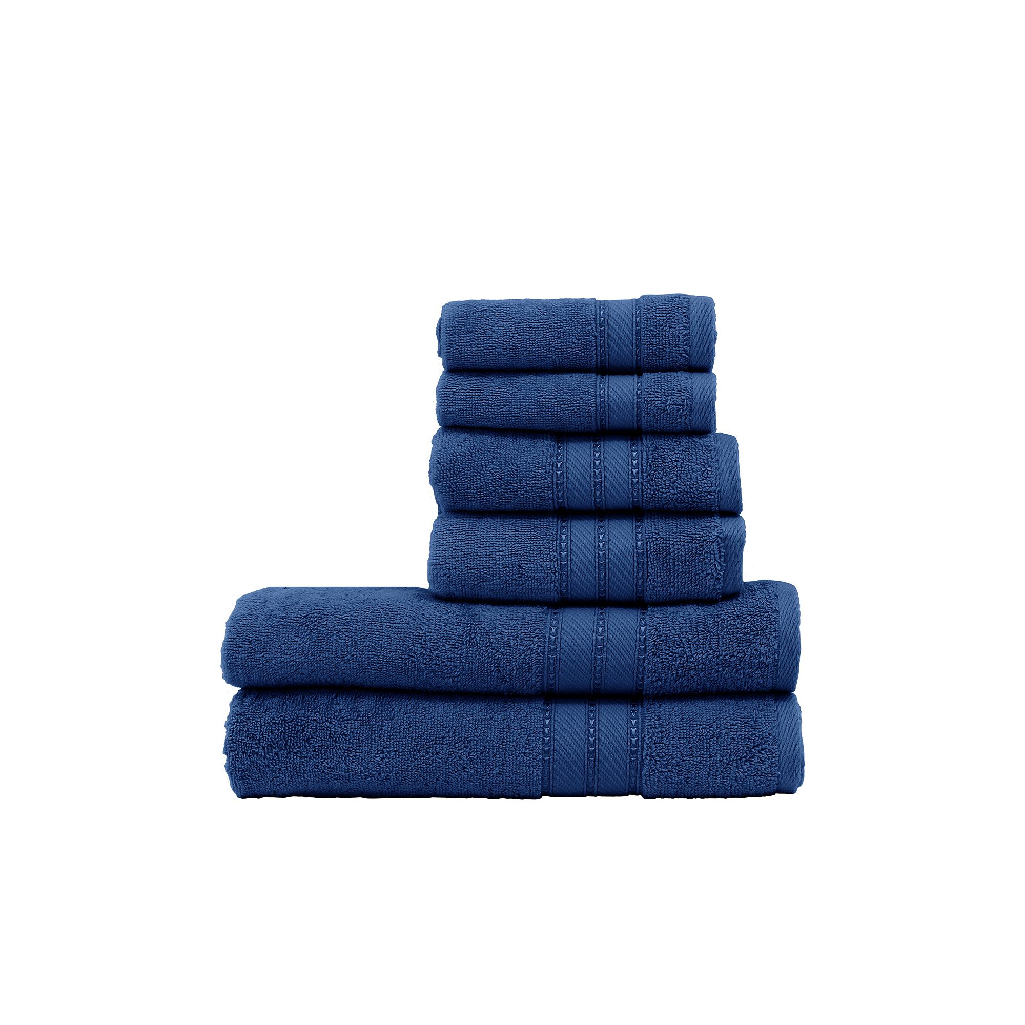 Amrapur SpunLoft 6-Piece Towel Set, Multi