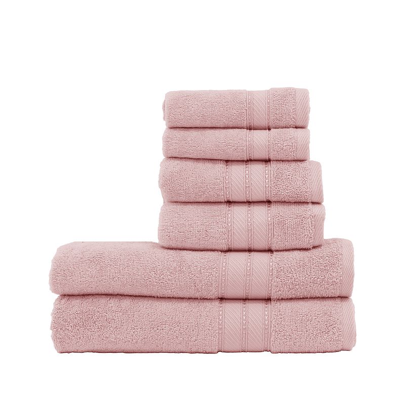 Modern Threads SpunLoft™ 6 Piece Towel Set  Blush Pink