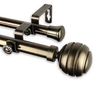 Rod Desyne 13/16" Poise Double Curtain Rod
