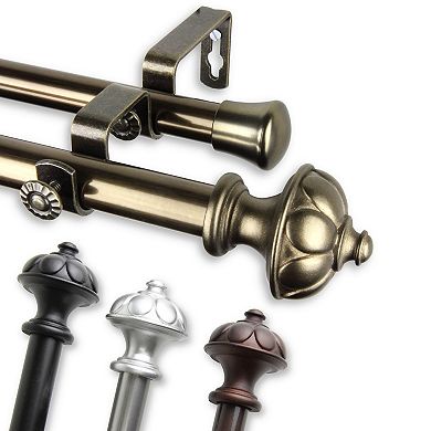 Rod Desyne 13/16" Sierra Double Curtain Rod
