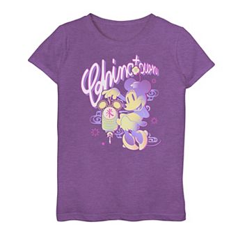 Disney's Minnie Mouse Girls 7-16 Chinatown Gradient Graphic Tee