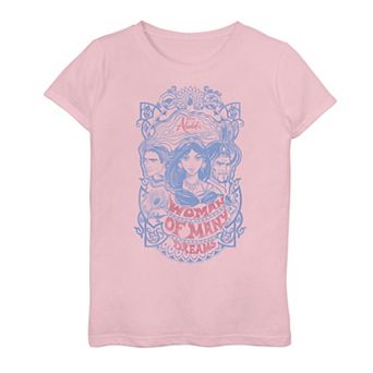 Disney's Aladdin Girls 6-16 Trio Sketch Top