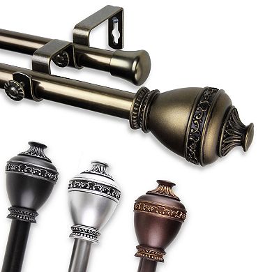 Rod Desyne 13/16" Amelie Double Curtain Rod