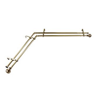 Rod Desyne 13/16" Arman Double Corner Curtain Rod