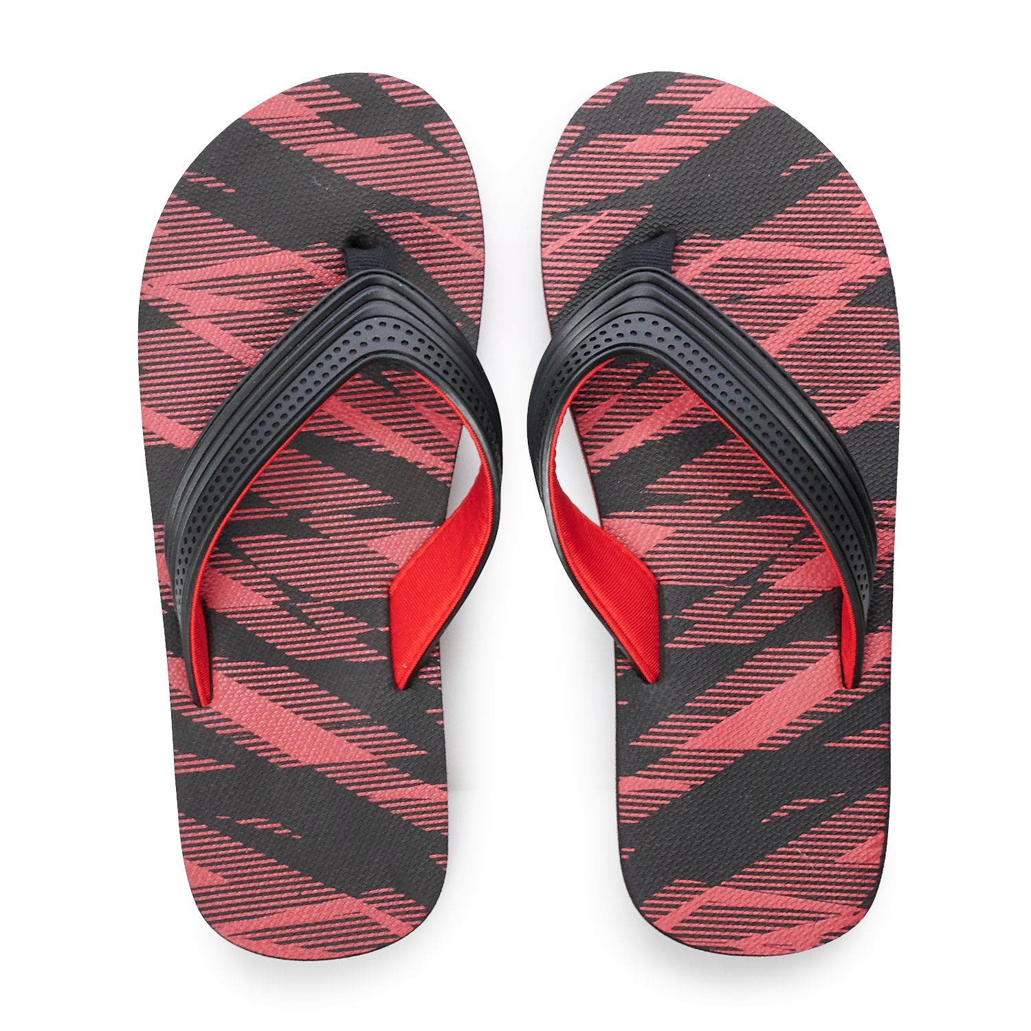 kohls red sandals