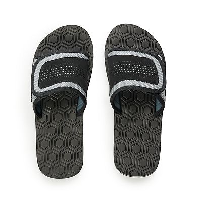 Boys 8-20 Tek Gear Adjustable Slide Sandals