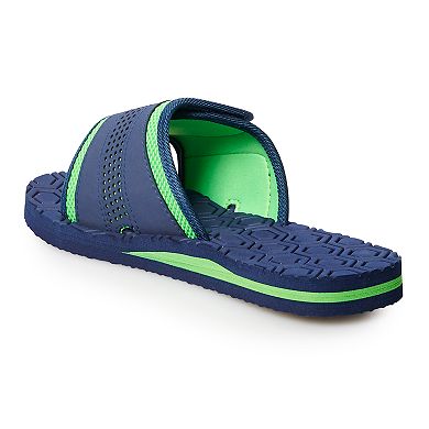 Boys 8-20 Tek Gear Adjustable Slide Sandals